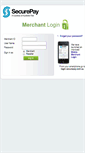 Mobile Screenshot of login.securepay.com.au